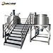 VP Liquid soap mixer and homogenizer hair color vacuum emulsifying mixing machine for face cream lotion with double jacketed